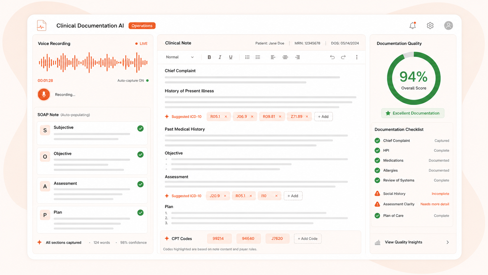 Clinical Documentation AI