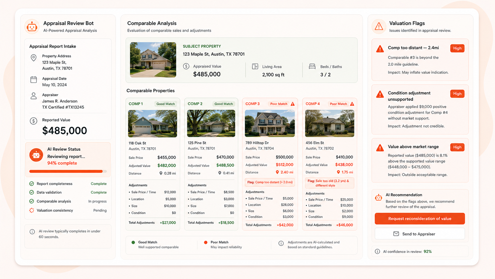 Appraisal Review Bot