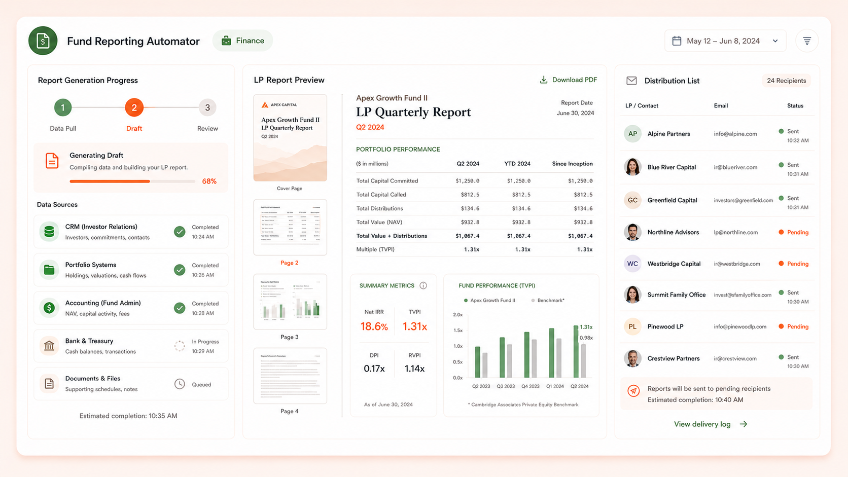 Fund Reporting Automator